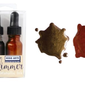 Hero Arts- Season of Wonder Collection - Glimmer Metallic Inks - Copper and Bronze