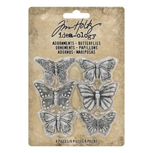 Tim Holtz - Idea-ology Collection - Adornments - Butterflies
