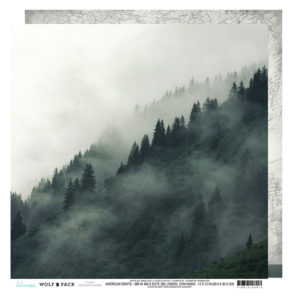 Heidi Swapp - Wolf Pack Collection - 12 x 12 Double Sided Paper - Mountainside