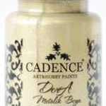 Cadence Metallic Fabric Paint - White Gold