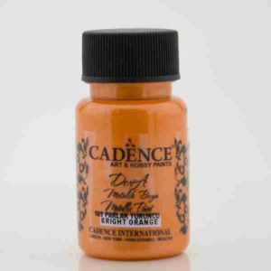 Cadence Metallic Fabric Paint - Orange