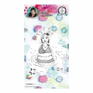 Art By Marlene Chubby Chicks Cling Stamp - Free To Be Yourself