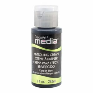 Deco Art - Media Antiquing Cream 1oz - Carbon Black
