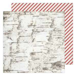 Heidi Swapp - Winter Wonderland Collection - 12 x 12 Double Sided Paper - Candy Cane Forest