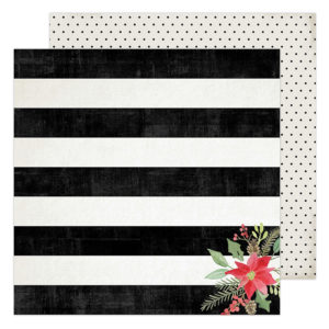 Heidi Swapp - Winter Wonderland Collection - 12 x 12 Double Sided Paper - Tis The Season