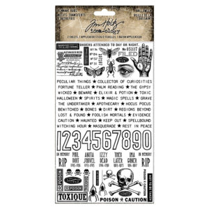 Idea-ology - Tim Holtz - Halloween - Remnant Rubs
