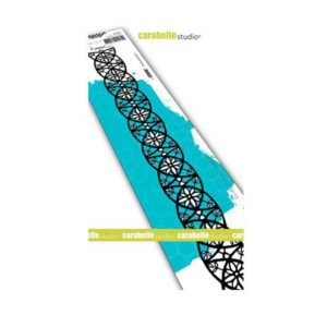 Carabelle Studio Art Stamp Border - Flower grid border