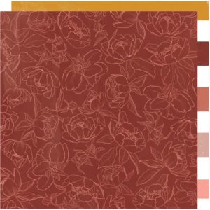 Heidi Swapp Honey and Spice Double-Sided Cardstock 12"X12" - Cider House