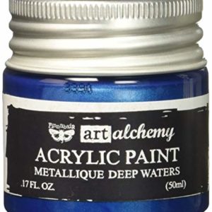 Prima - Finnabair - Art Alchemy - Acrylic Paint - Metallique - Deep Waters