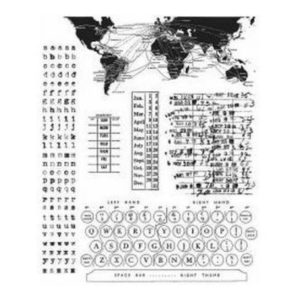 Tim Holtz Cling Rubber Stamp Set 7In. X8.5In. Documented