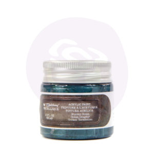 Finnabair Metallique Art Alchemy Acrylic Paint - Stormy Ocean