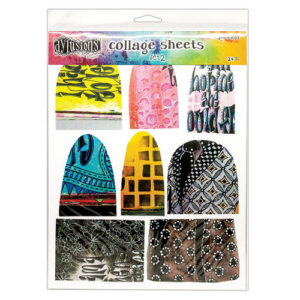 Dylusions Collage Sheets - 8.5 x 11 - 24 Sheets - Set 2