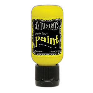 Dylusions Paints - Flip Cap Bottle - Lemon Zest