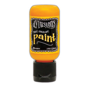 Dylusions Paints - Flip Cap Bottle - Pure Sunshine