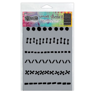 Dylusions Stencils - Small - A Stitch in Time
