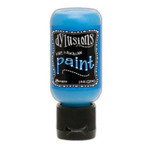 Dylusions Paints - Flip Cap Bottle - Blue Hawaiian