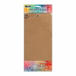 Dyan Reaveley's Dylusions Journal Tags 10 Pack - Kraft #12