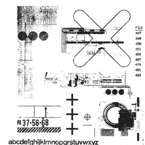 Tim Holtz - Cling Mounted Rubber Stamp Set - Glitch 2