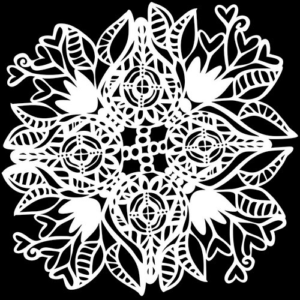 The Crafter's Workshop - 6 x 6 Doodling Templates - Heartfelt Flower