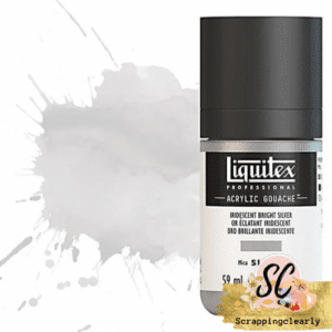 LQX Acrylic Gouache Iridescent Bright Silver S1