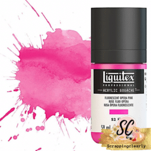 LQX Acrylic Gouache Fluro Opera Pink S2