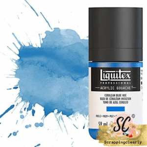 LQX Acrylic Gouache Cerulean Blue Hue S1