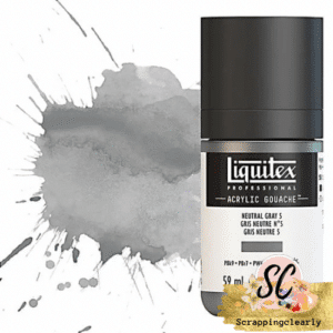 LQX Acrylic Gouache Neutal Gray 7 S1