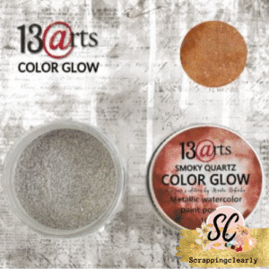 13 Arts Smoky Quartz Color Glow - Metallic Watercolor