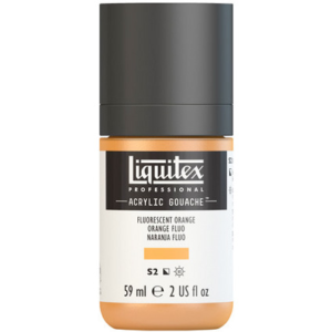 LQX Acrylic Gouache Fluro Orange S2