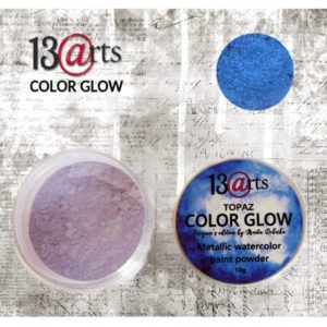 13 Arts Topaz Color Glow - Metallic Watercolor