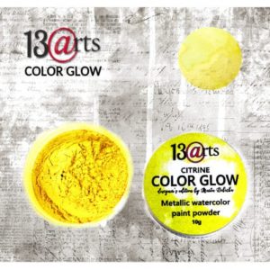13 Arts Citrine Color Glow - Metallic Watercolor