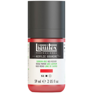 LQX Acrylic Gouache Cadmium Free Red Medium S2