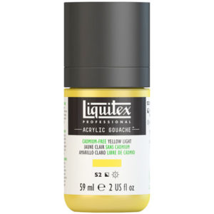 LQX Acrylic Gouache Cadmium Free Yellow Light S2