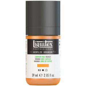 LQX Acrylic Gouache Cadmium Free Orange S2