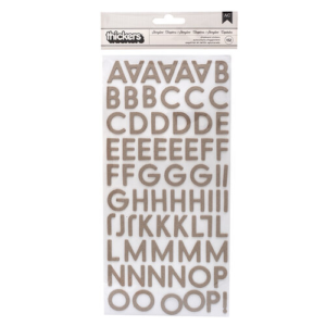 Storyline Chapters Collection - Thickers - Alpha - Chipboard Stickers
