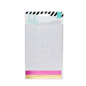 Heidi Swapp Rub-Ons & Foil Kit Forever