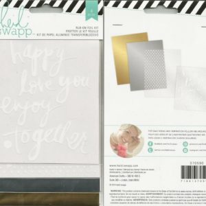 Heidi Swapp Rub-On Foil Kit - Together