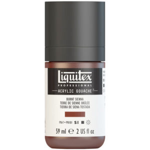 LQX Acrylic Gouache Burnt Sienna S1