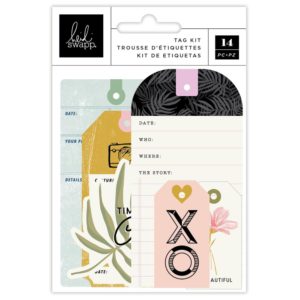 Heidi Swapp Old School Tag Set 14/Pkg