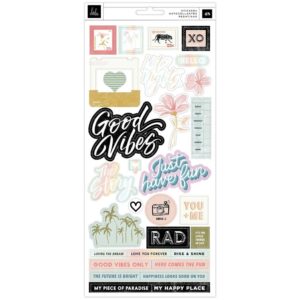 Heidi Swapp Old School Cardstock Stickers 48/Pkg
