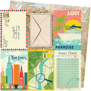 Let's Wander Collection - 12 x 12 Double Sided Paper - Lost In Paradise