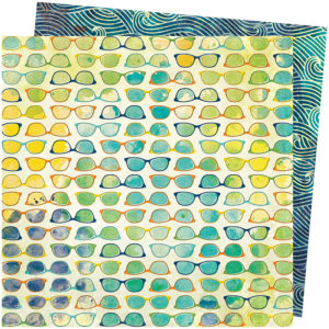 Let's Wander Collection - 12 x 12 Double Sided Paper - Beach Vibe