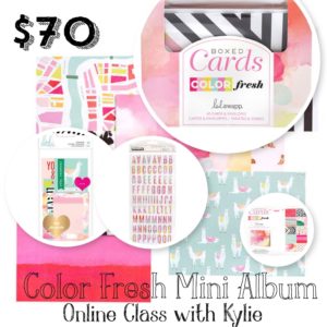 Colour Fresh Online Mini Album Class with Kylie