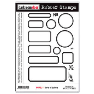 Darkroom Door Rubber Stamp Set - Lots of Labels