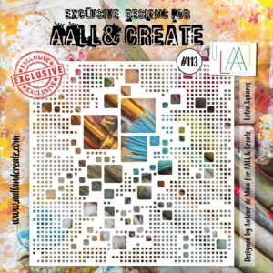 Aall & Create 6 x 6 Stencil - 113 Lotza Squares