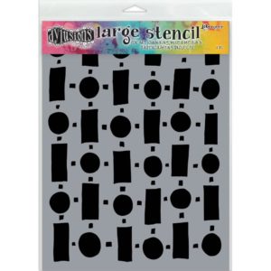 Dyan Reaveley's Dylusions Stencils 9"X12" - Retro