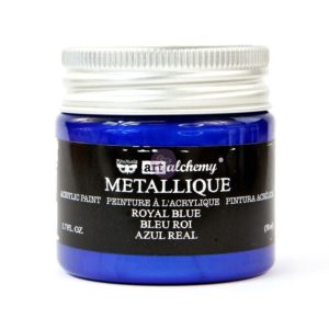 Finnabair Metallique - Art Alchemy Acrylic Paint - Royal Blue