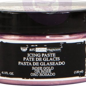 ART EXTRAVAGANCE ICING PASTE-ROSE GOLD 4OZ (120ML)