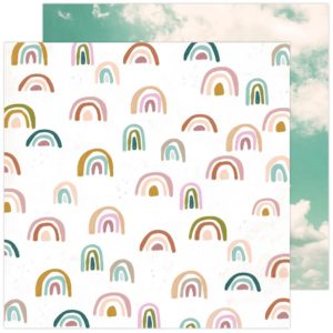 Heidi Swapp Care Free Double-Sided Cardstock 12"X12" - Sunny Skies