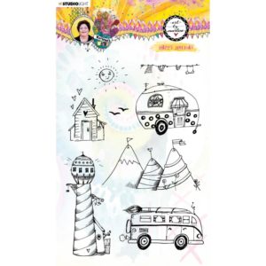 Studio Light Marlene's World Clear Stamp - Happy Holiday